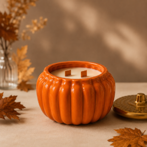 Orange Pumpkin Candle