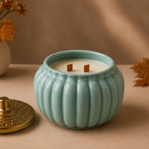 Teal Pumpkin Candle