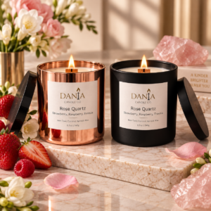 Rose Quartz Candle