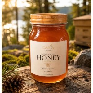 Organic Raw & Unfiltered Mountain Flower Honey